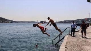 Ar scakta denize girmek sakncal m?