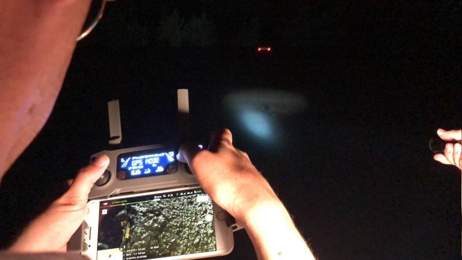 Atn szd otoyolunda sya duyarl dron ile arama yaplyor