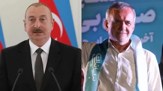 Azerbaycan Cumhurbakan Aliyev, ran Cumhurbakan Pezekiyan ile telefonda grt