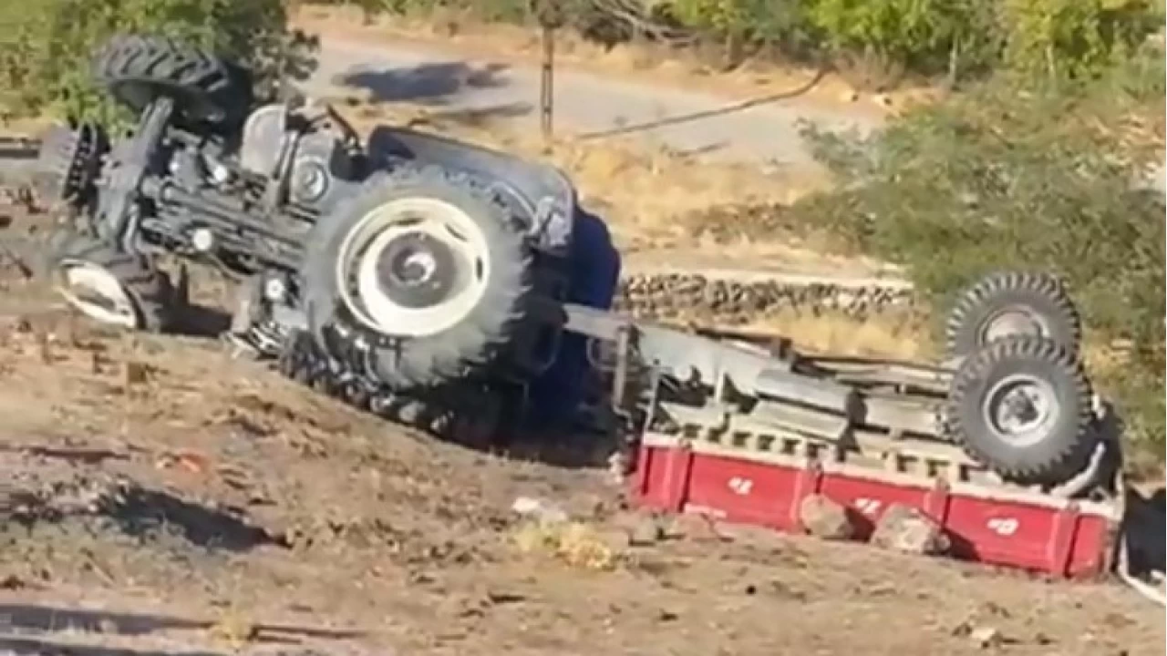 Baba oul devrilen traktrde ar yaraland