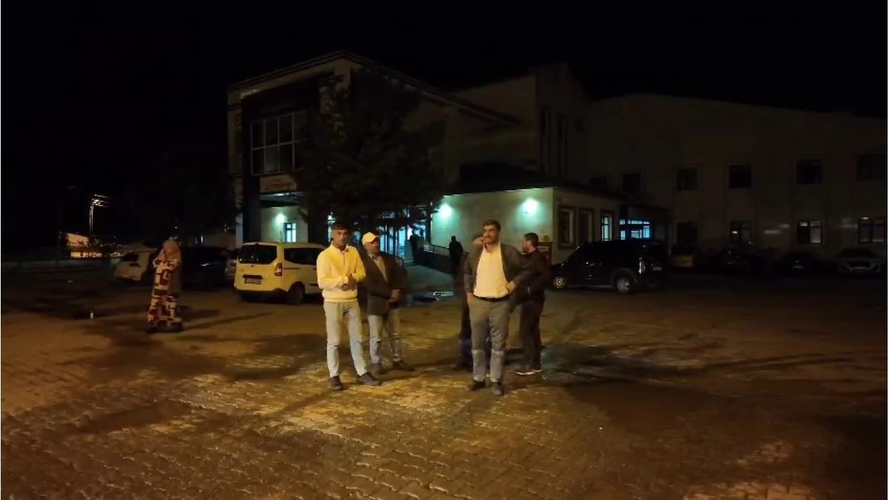 Baba ve oğulun üzerine yıldırım düştü