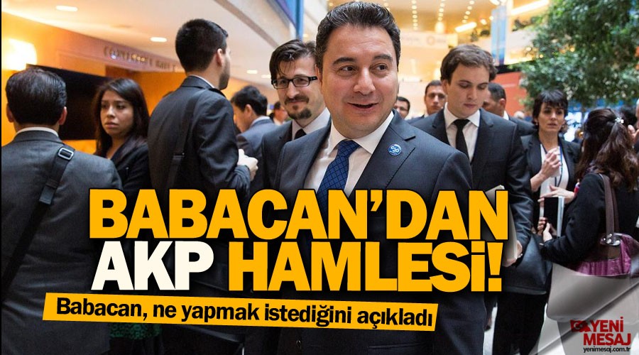 Babacan, AK Parti ile yollar�n� ay�rd�