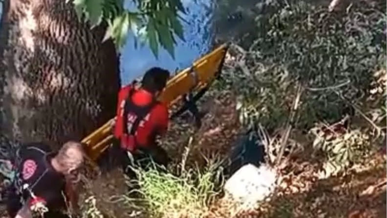 Balık tutarken 15 metreden düştü