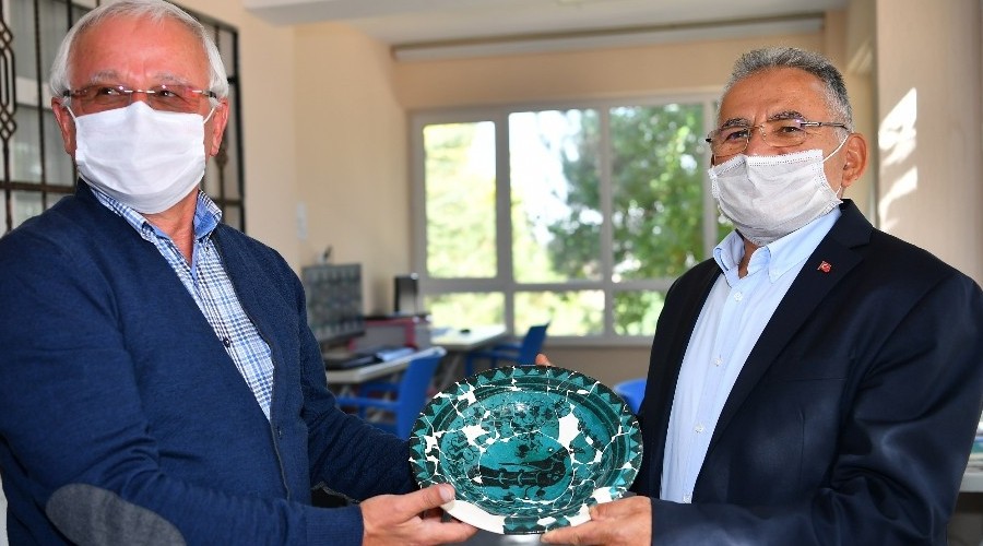 Başkan Büyükkılıç'tan 'Keykubadiye Sarayı' İncelemesi