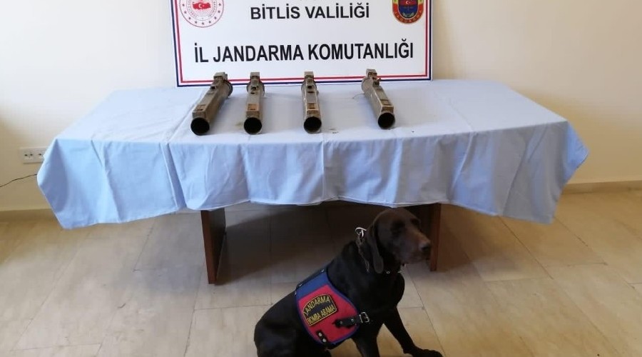 Bitlis'te 4 adet lav silah ele geirildi