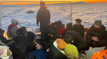 Bodrum'da 17 kaçak göçmen yakalandı
