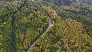 Bolu-Seben yolunda muhteem sonbahar gzellii