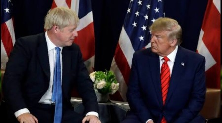 Boris Johnson Trump' knad