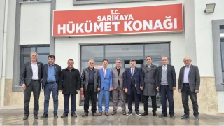 BTP heyetinden Yozgat Sar�kaya Muhtarlar Derne�ine ziyaret
