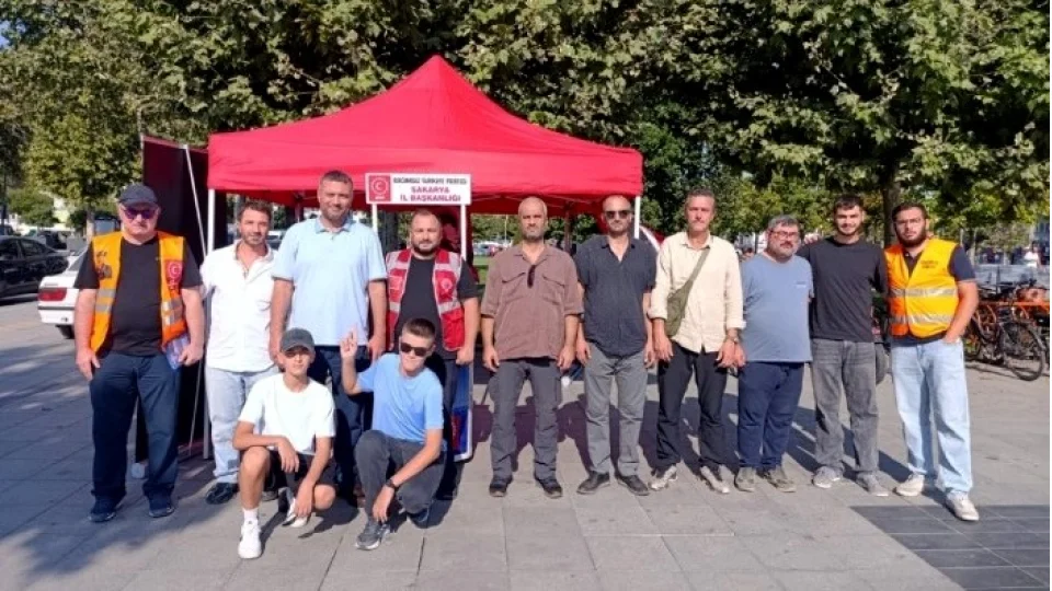 BTP Sakarya İl Başkanlığı'ndan kent merkezinde stant çalışması