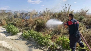 Burdur'da arazi yangınında 20 dekarlık alan kül oldu