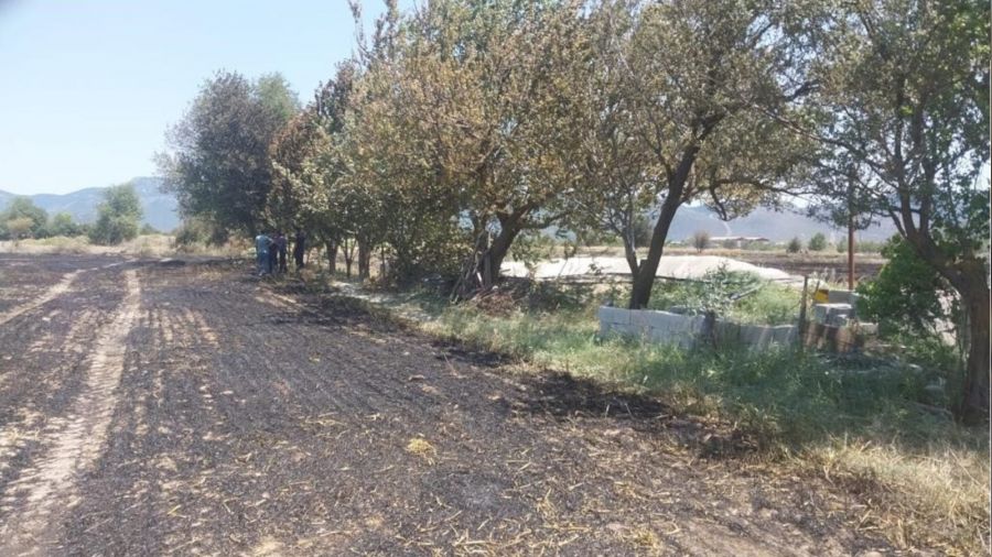 Burdur'da ayn gnde ikinci arazi yangn: 8 dnm arazi yand