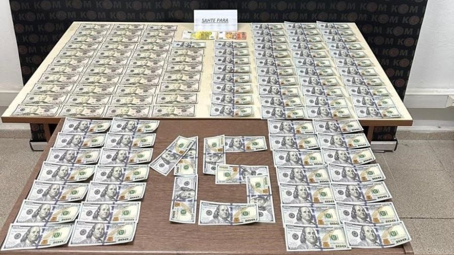 Burdur'da sahte dolar ve euro ele ge�irildi