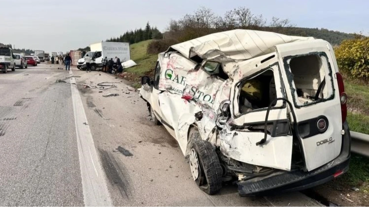 Bursa'da acı kaza: 1 ölü, 3 yaralı