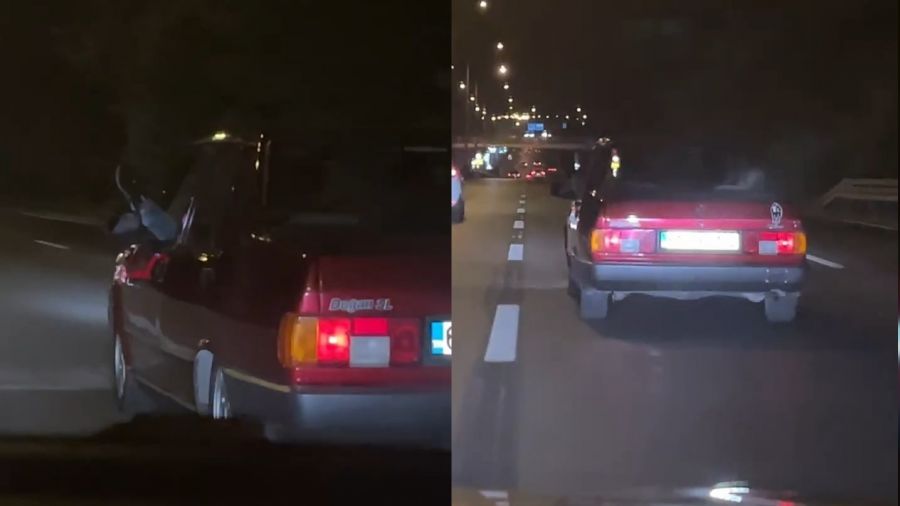 Bursa'da tek ayağıyla araba süren kişiye ceza yağdı