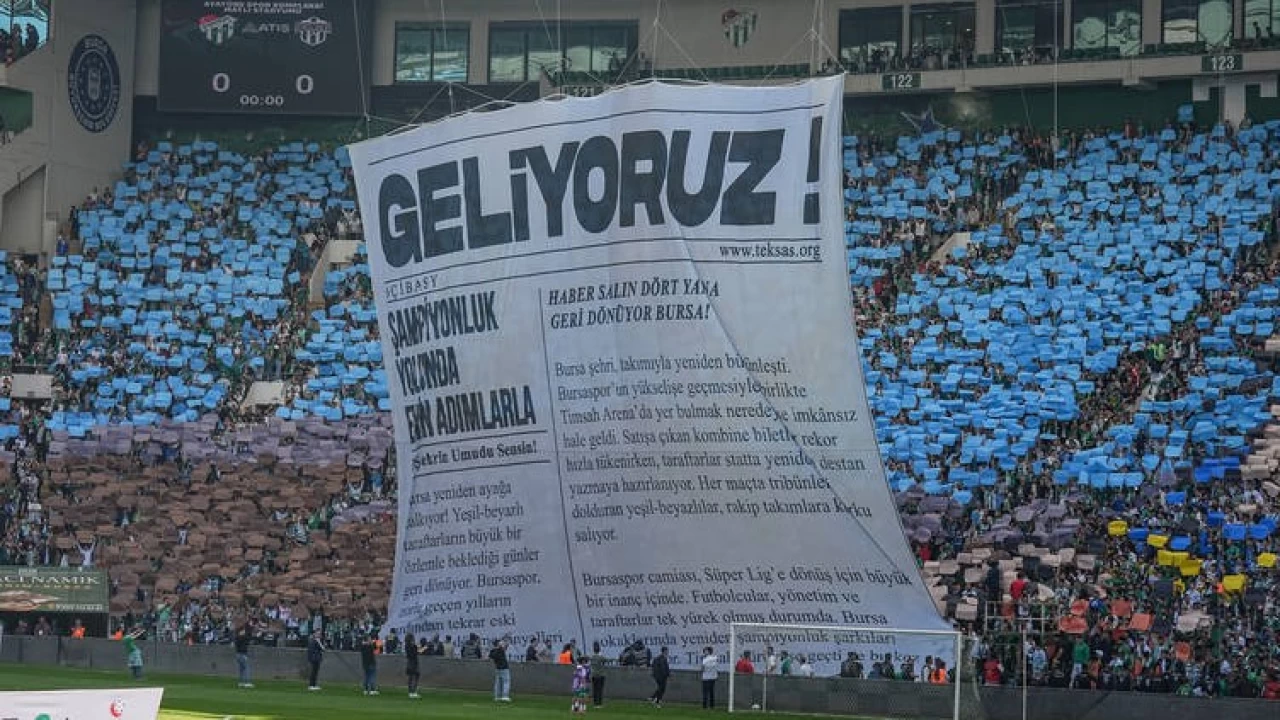 Bursasporlu taraftarlar�: �Geliyoruz�