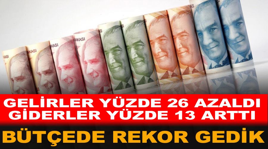 Bütçede rekor gedik