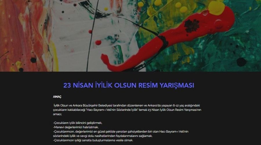 Bykehir'den 23 Nisan'a zel resim yarmas