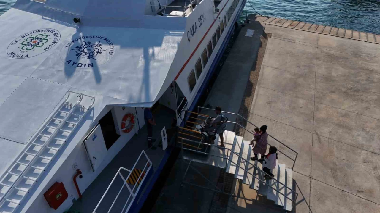 Bykehir'in deniz otobs seferlerine youn ilgi