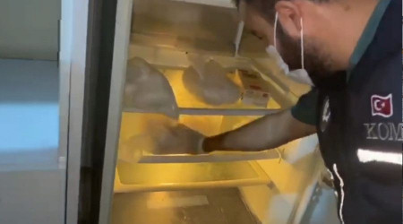 Buzdolabından 3.5 kilo uyuşturucu çıktı