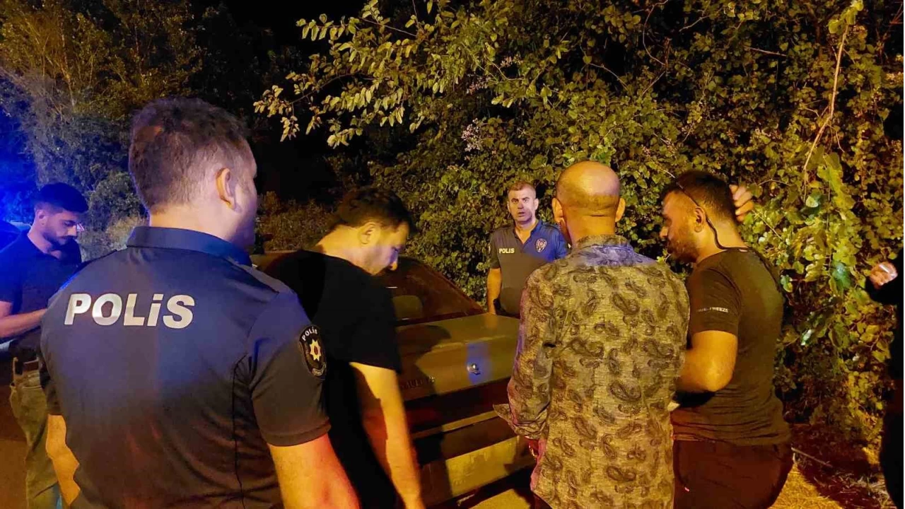 ald otomobil ile polise yakaland