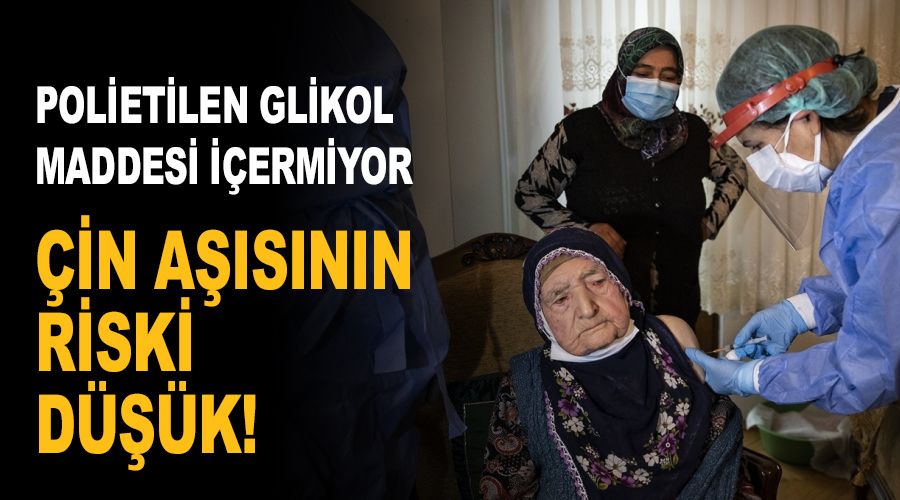 Çin aşısının riski düşük