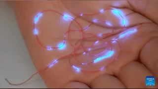 Çin elektriksiz ışık yayan akıllı fiber geliştirdi