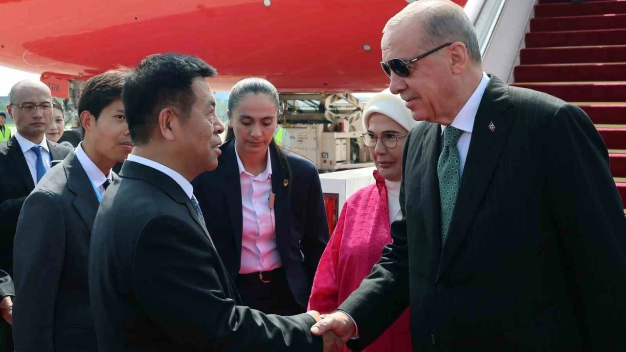 Cumhurbaşkanı Erdoğan Çin'e gitti