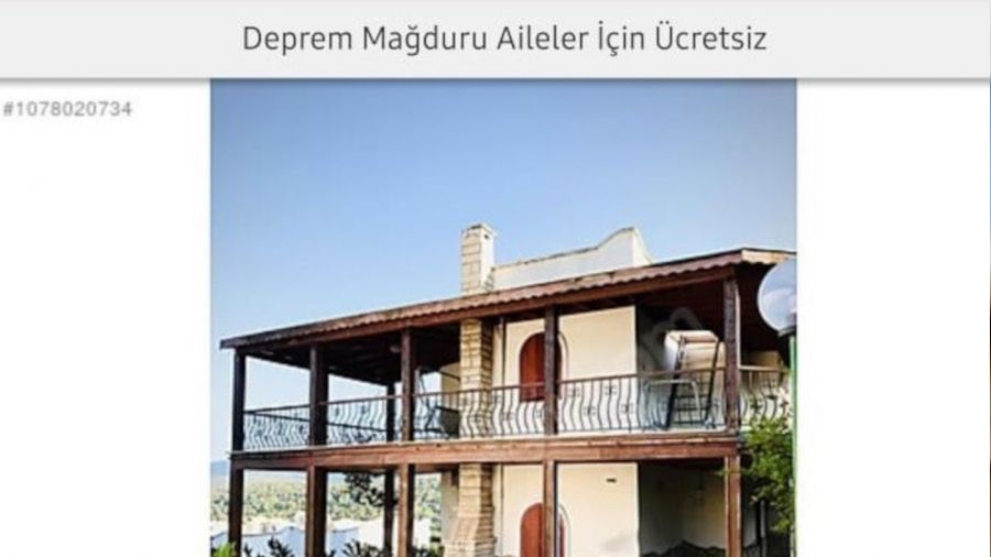 Depremzedelerin ücretsiz konaklayabileceği ev ilanları verilmeye başlandı