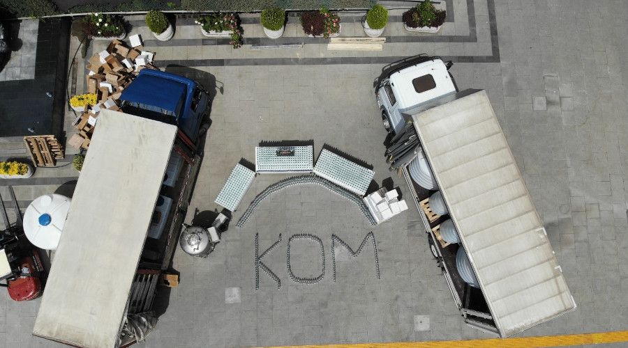 Dezenfektan üretimi süsü ile sahte alkol üretenlere operasyon