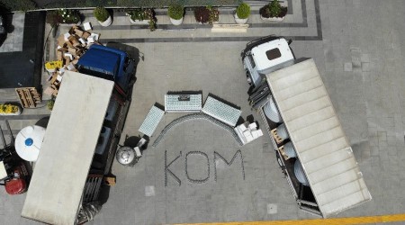 Dezenfektan üretimi süsü ile sahte alkol üretenlere operasyon