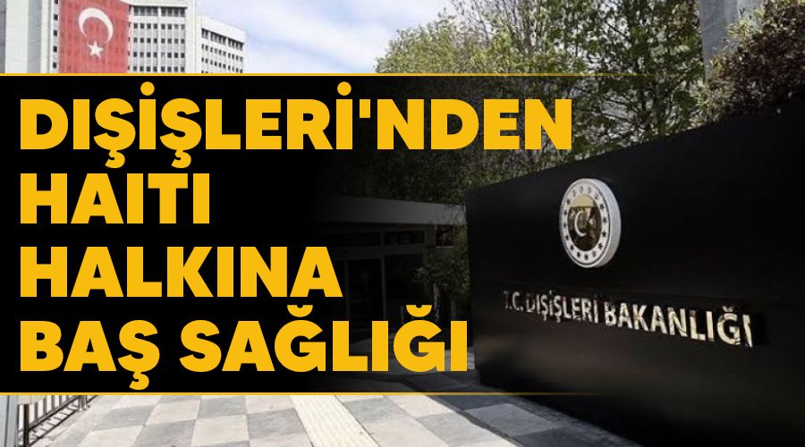 D��i�leri'nden Haiti halk�na ba� sa�l���