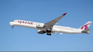 Doha'dan Dublin'e giden Katar Havayollar ua trblansa girdi