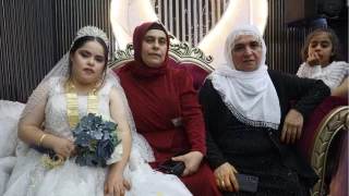 Down sendromlu gencin gelinlik hayali gerçek oldu