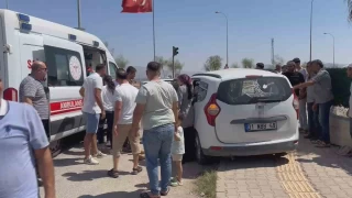 Dne giderken kaza yaptlar: 3 l, 2 yaral