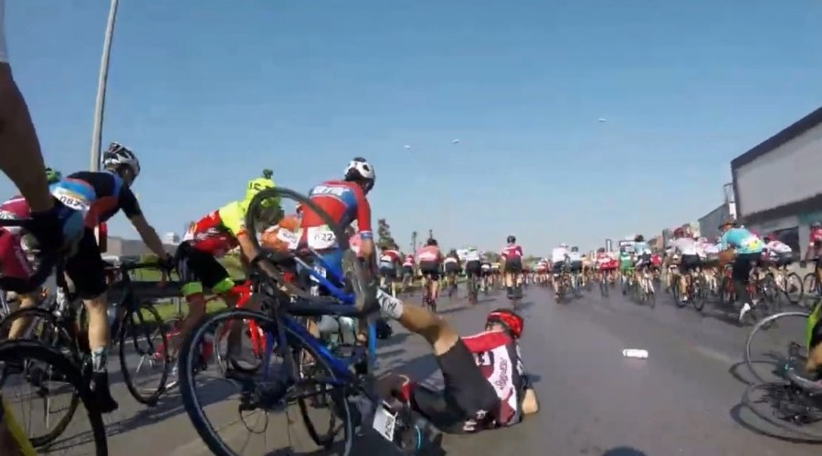 Dnyaca nl yarta bisikletilerin kazas