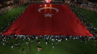 Dnyann en byk Trk bayra Kayseri'de yeniden ald