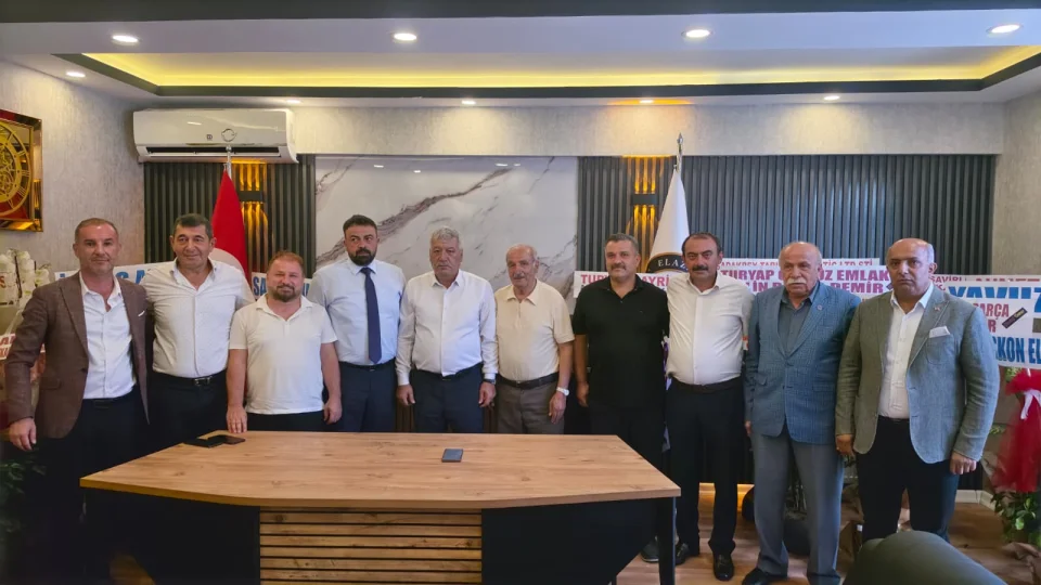 Elazığ'da BTP heyetinden esnaf ve oda başkanlarına ziyaret