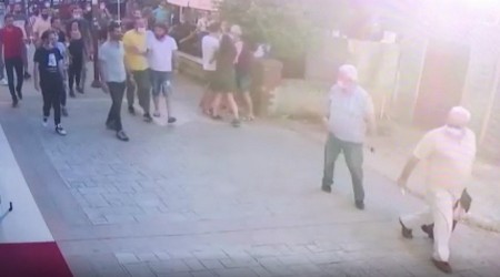Elindeki bıçakla karakola sığındı!
