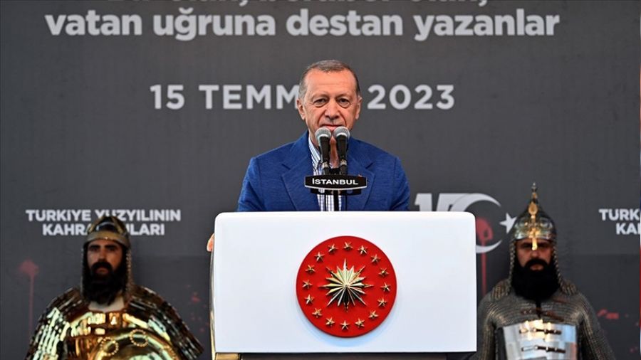Erdoan 15 Temmuz programnda konutu