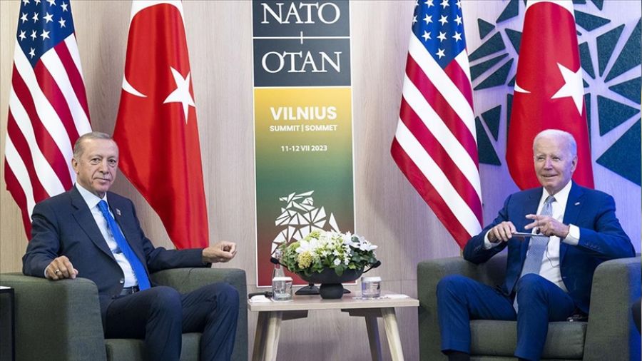 Erdo�an - Biden g�r��mesi sona erdi
