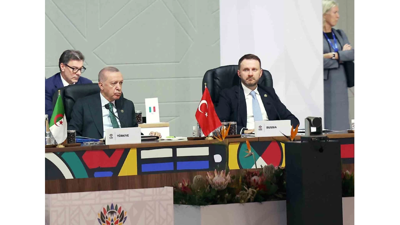 Erdoan G-20 zirvesinde konutu