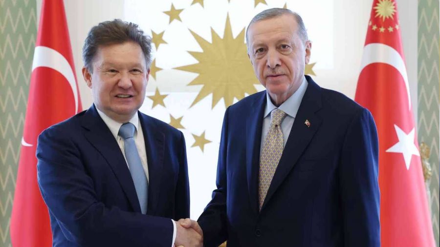 Erdoğan, Gazprom Başkanı ile görüştü