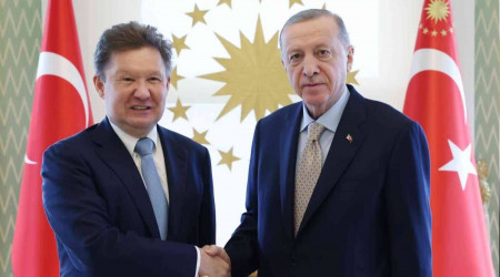 Erdoğan, Gazprom Başkanı ile görüştü