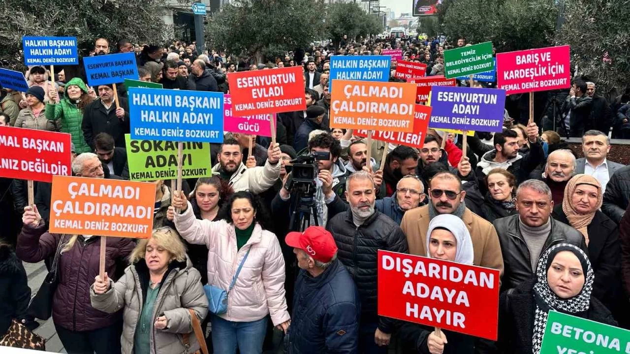 Esenyurt Belediye Başkanı Bozkurt'a vatandaşlardan destek