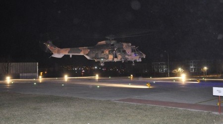 Eskiehir'de dalk arazide mahsur kalan 4 kii helikopterle kurtarld