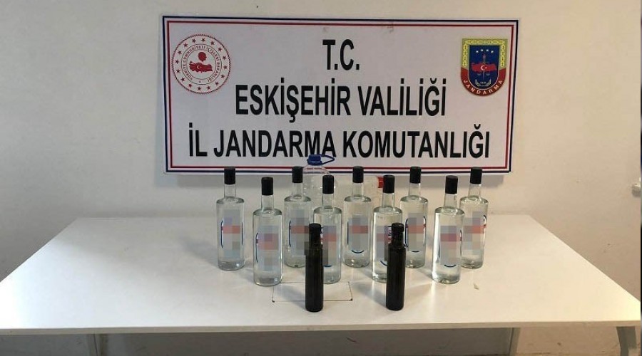 Eskişehir'de kaçak içki operasyonu