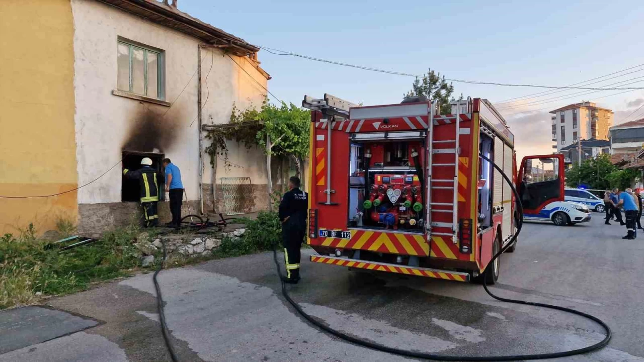 Ev sahibine kızan öfkeli kiracı evi ateşe verdi