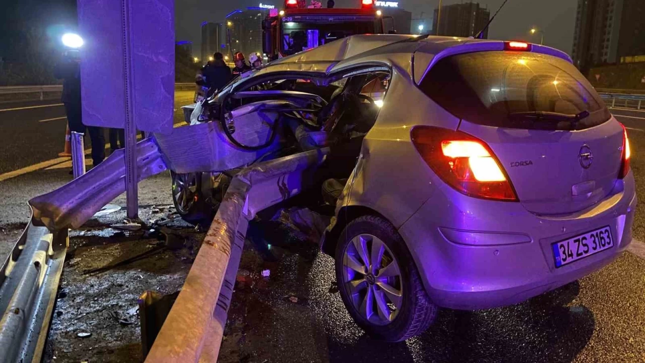 Eyüpsultan'da feci kaza: 1 ölü, 1 ağır yaralı
