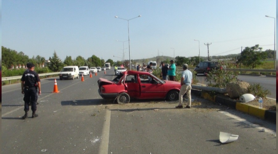 Feci kaza ucuz atlatıldı